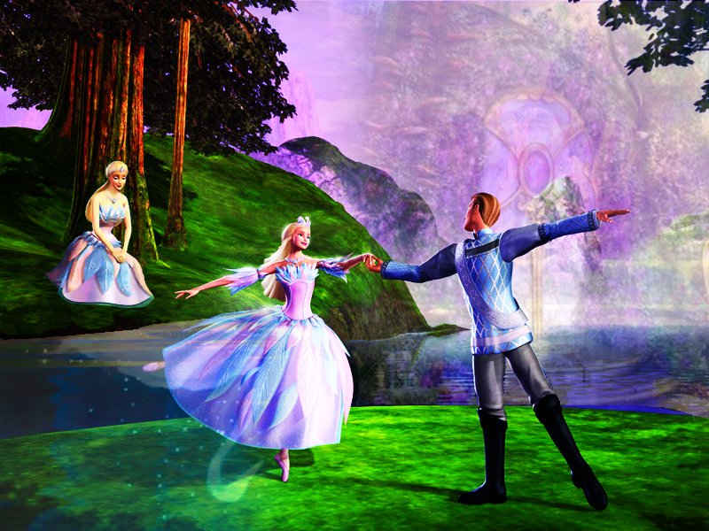 Кадры из Барби: Лебединое озеро (2003)