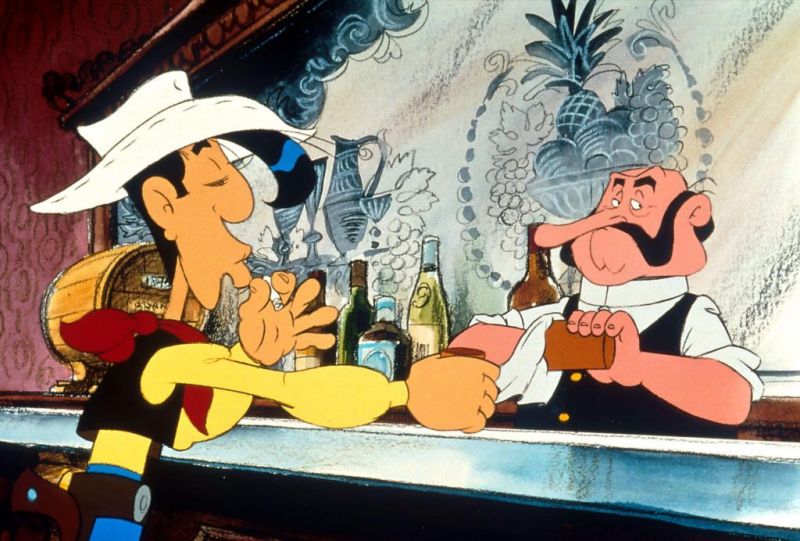 Кадры из Счастливчик Люк (1971)