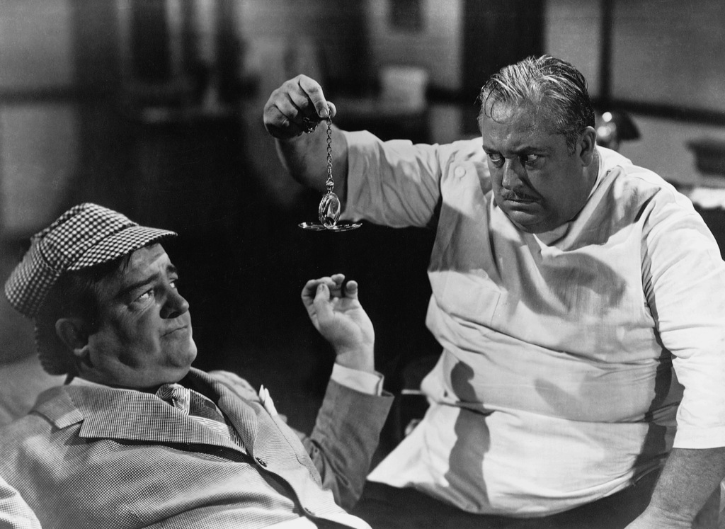 Кадры из Эббот и Костелло встречают человека-невидимку (1951)