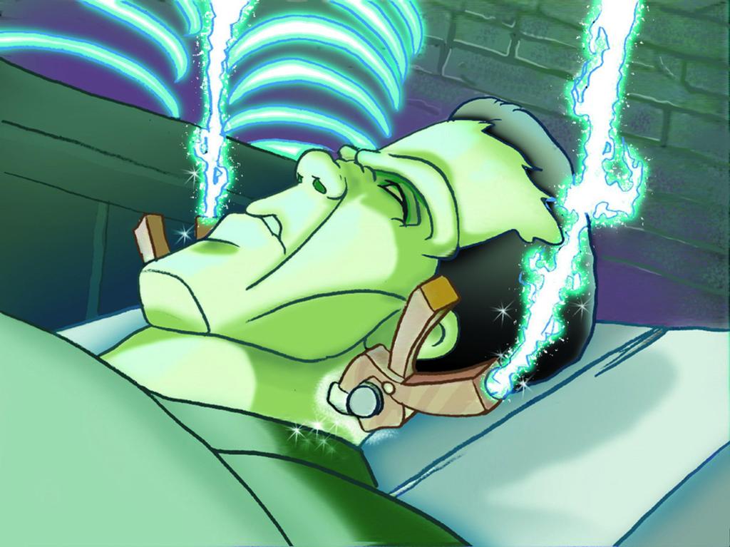 Кадры из Элвин и бурундуки встречают Франкенштейна (1999)