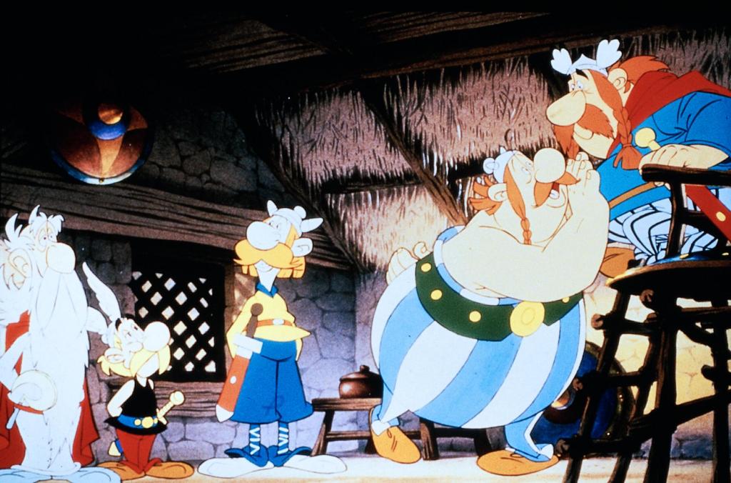 Кадры из Астерикс в Британии (1986)