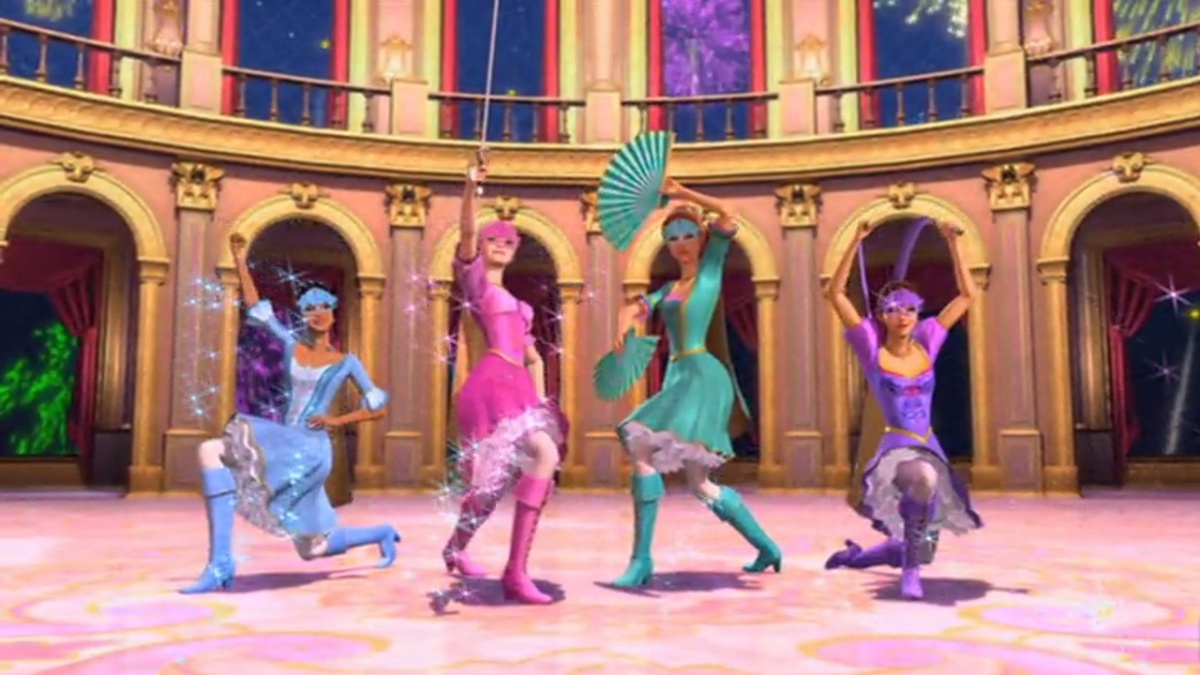 Кадры из Барби и три мушкетера (2009)