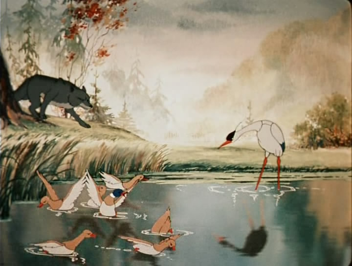 Кадры из Олень и волк (1950)