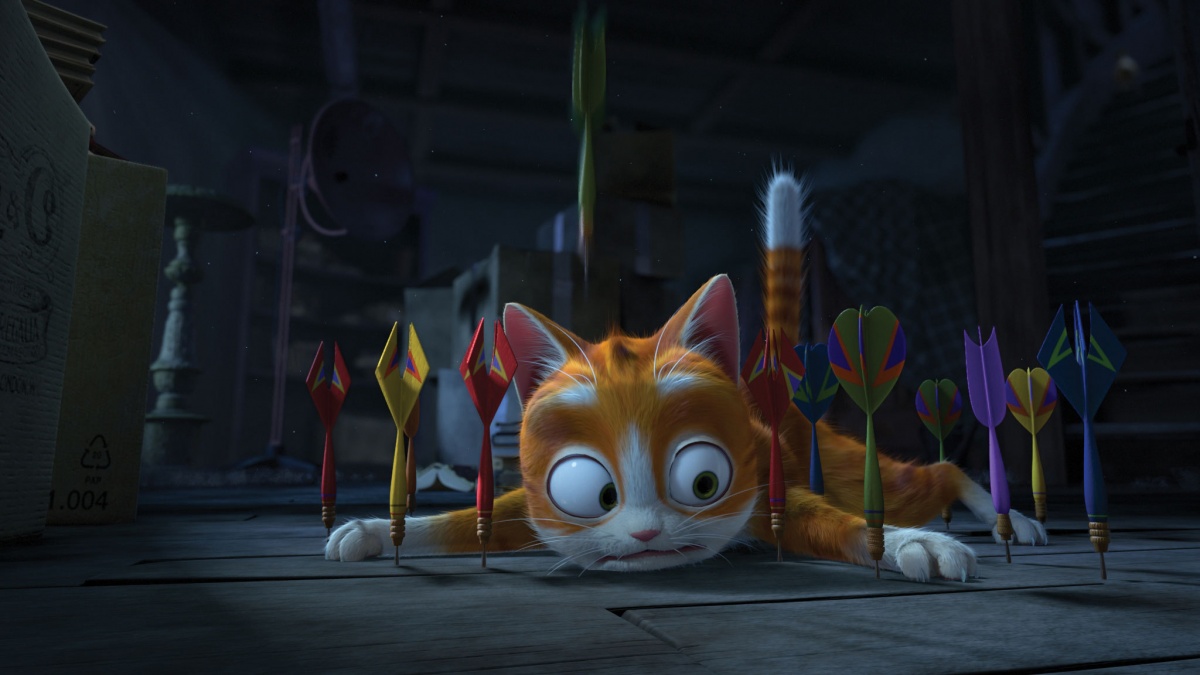 Кадры из Кот Гром и заколдованный дом (2013)