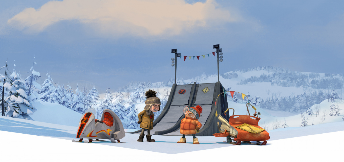 Кадры из Снежные гонки (2018)