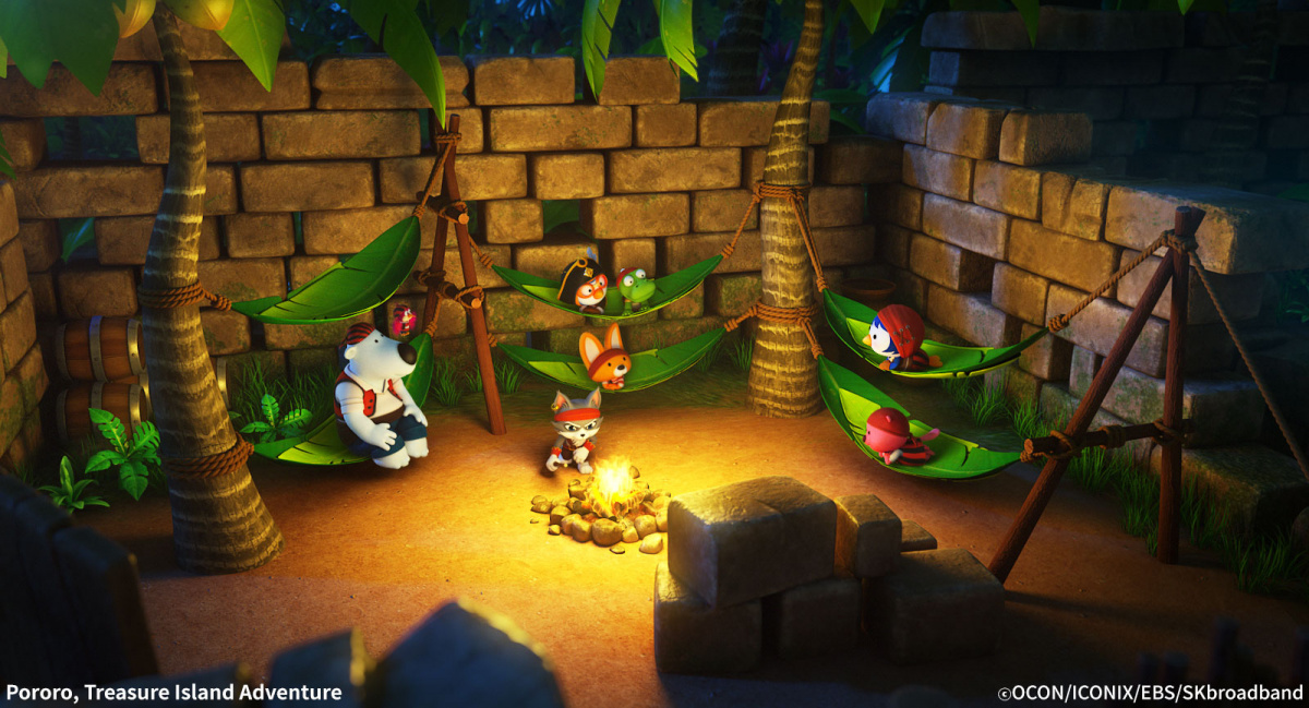 Кадры из Пингвинёнок Пороро: Пираты острова сокровищ (2019)