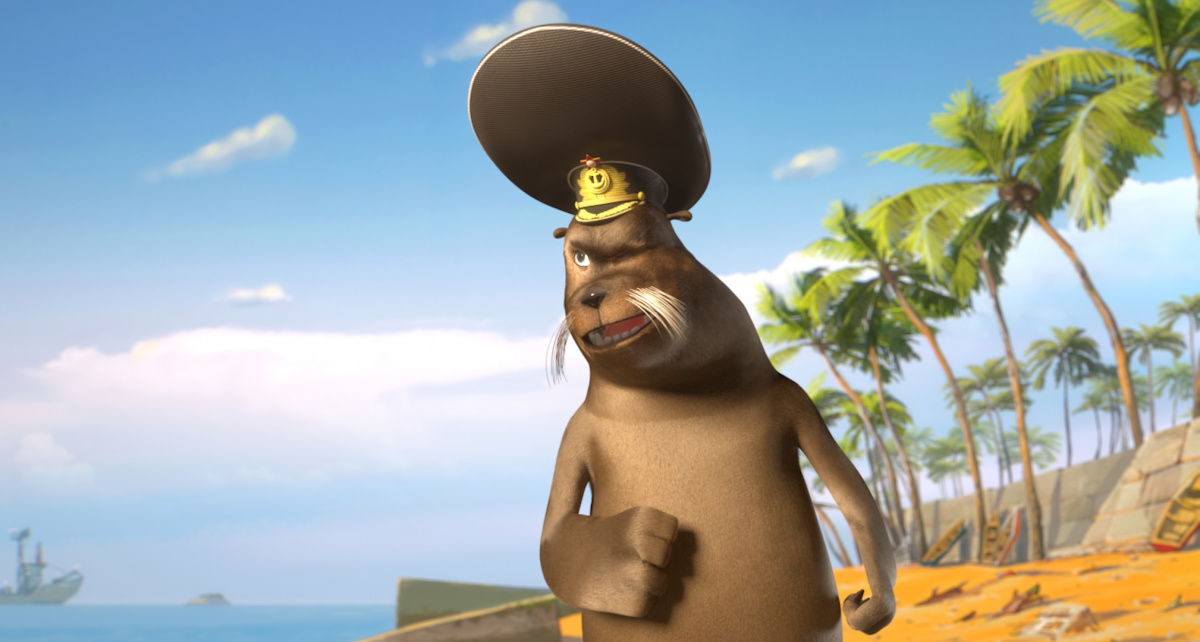 Кадры из Белка и Стрелка: Карибская тайна (2020)