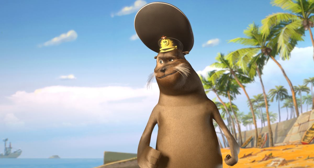 Кадры из Белка и Стрелка: Карибская тайна (2020)