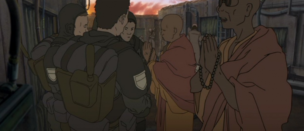 Кадры из Аниматрица: Второе возрождение — Часть 2 (2003)