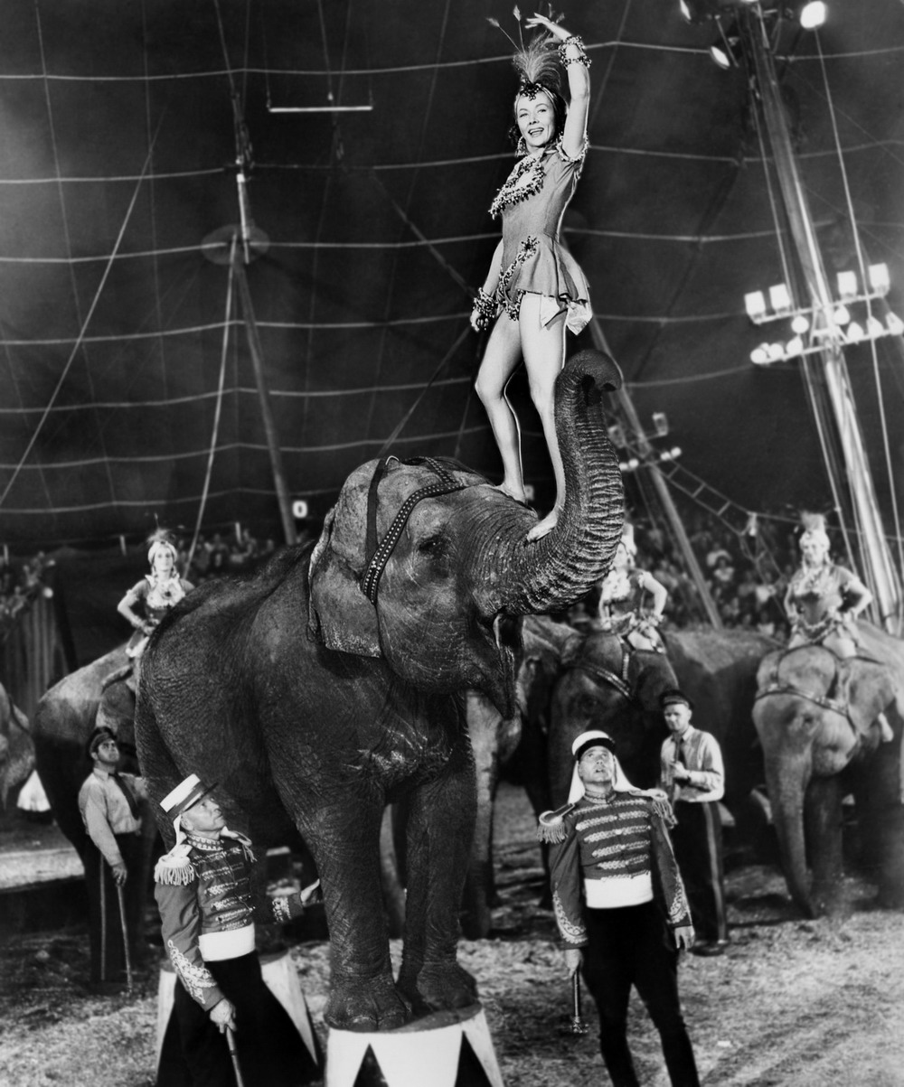 Кадры из Величайшее шоу мира (1952)