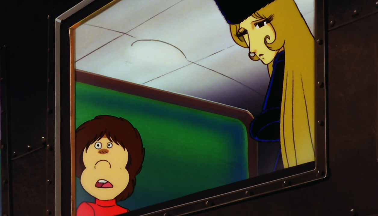 Кадры из Галактический экспресс 999: Стеклянная Клэйр (1980)