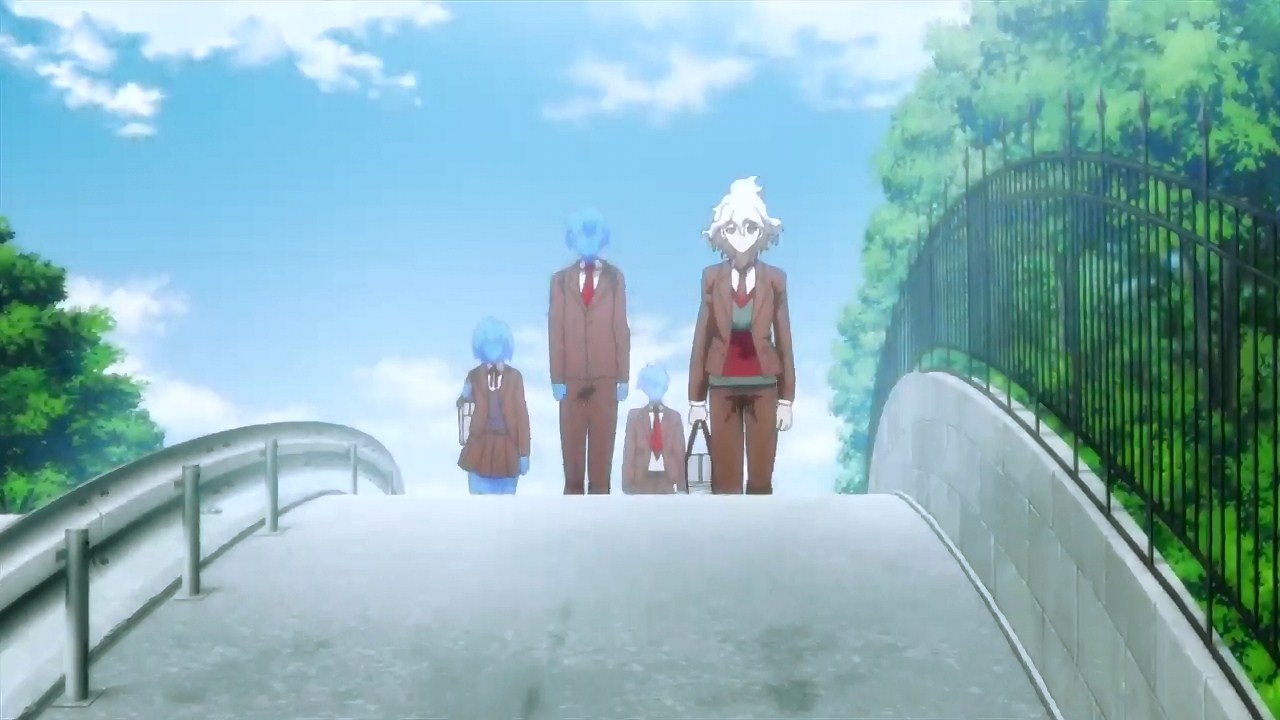 Кадры из Супер Данганронпа 2.5: Нагито Комаэда и Разрушитель мира (2017)