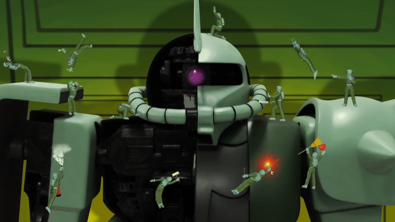 Кадры из Мобильный воин Гандам-сан (2014)