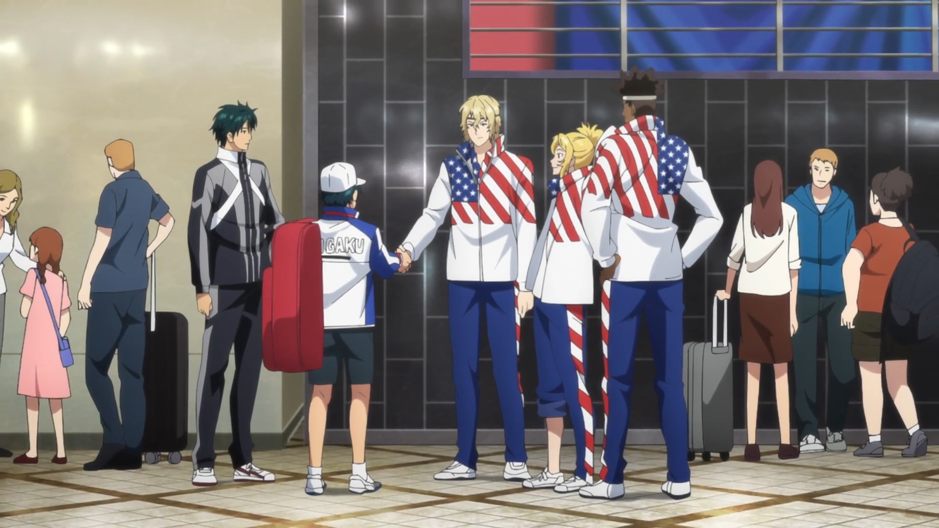 Кадры из Новый принц тенниса: Юношеский чемпионат мира (2022)