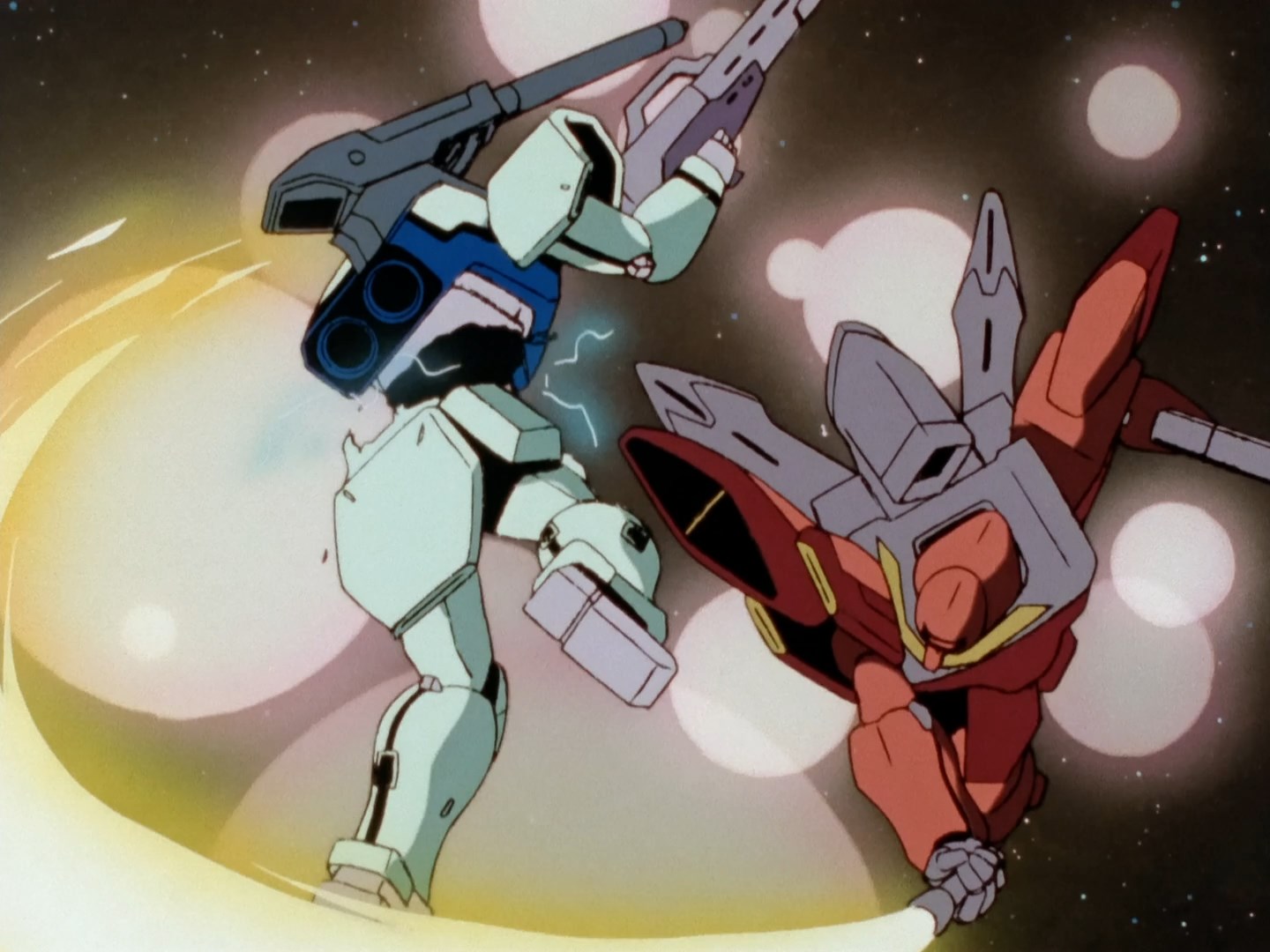 Кадры из Мобильный Гандам Икс (1996)