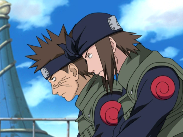 Кадры из Наруто: Наконец-таки! Соревнования дзёнинов против гэнинов! (2005)