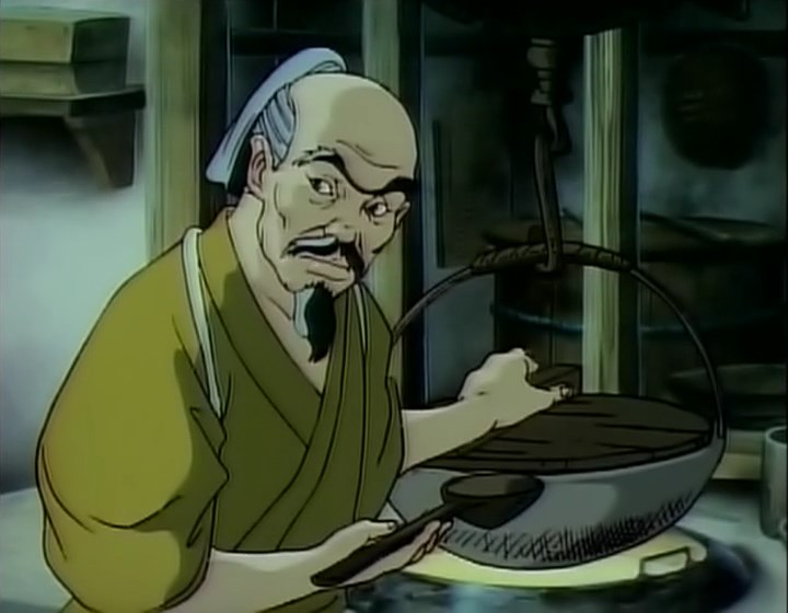 Кадры из Ворон-тэнгу Кабуто: Златоглазый зверь (1992)