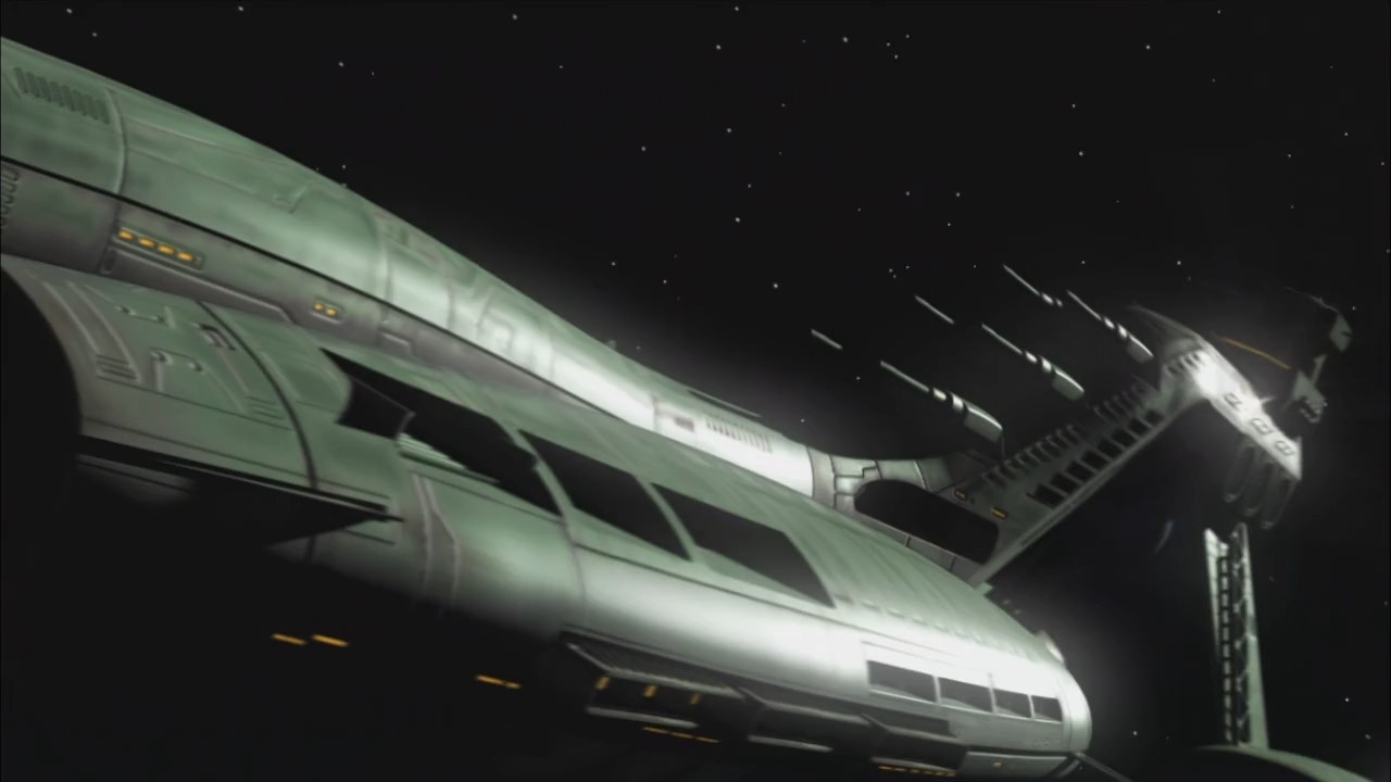 Кадры из Мобильный воин Гандам МС: Скрытая однолетняя война (2004)