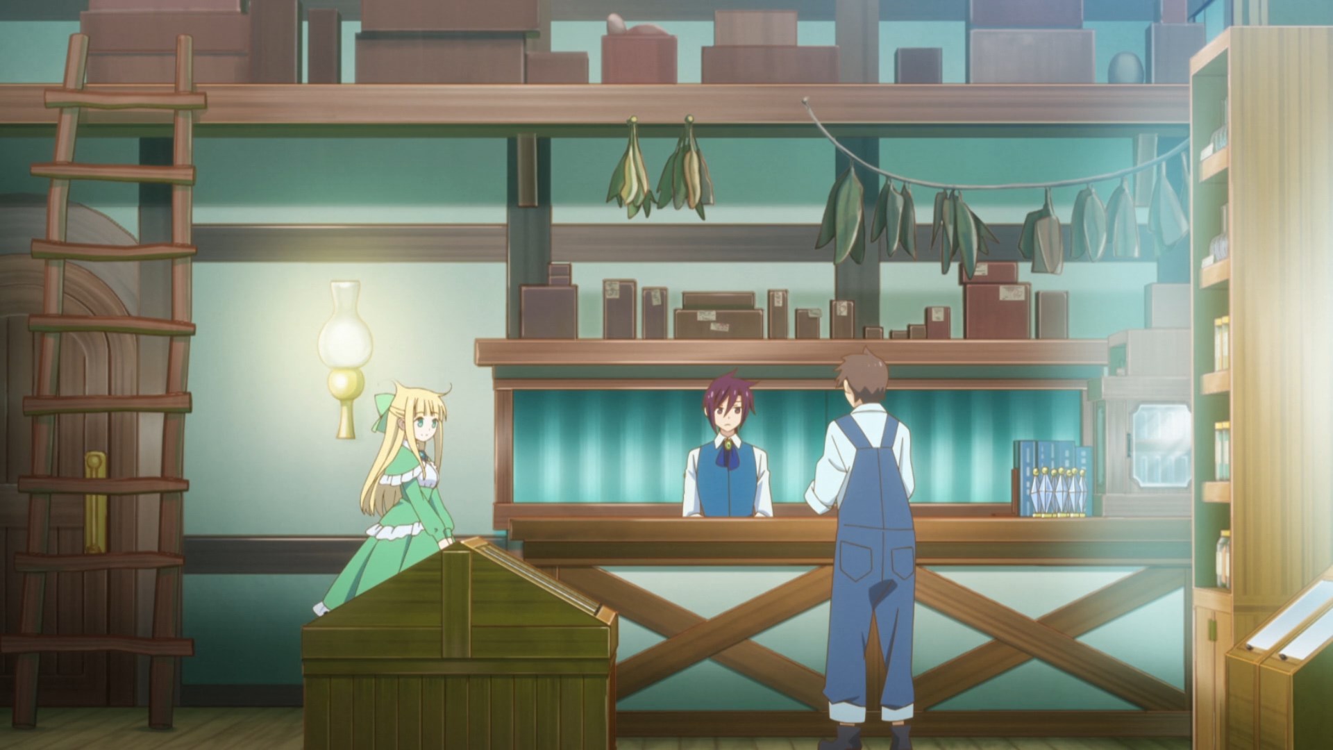 Кадры из Размеренная жизнь фармацевта-читера: Открыть аптеку в другом мире (2021)