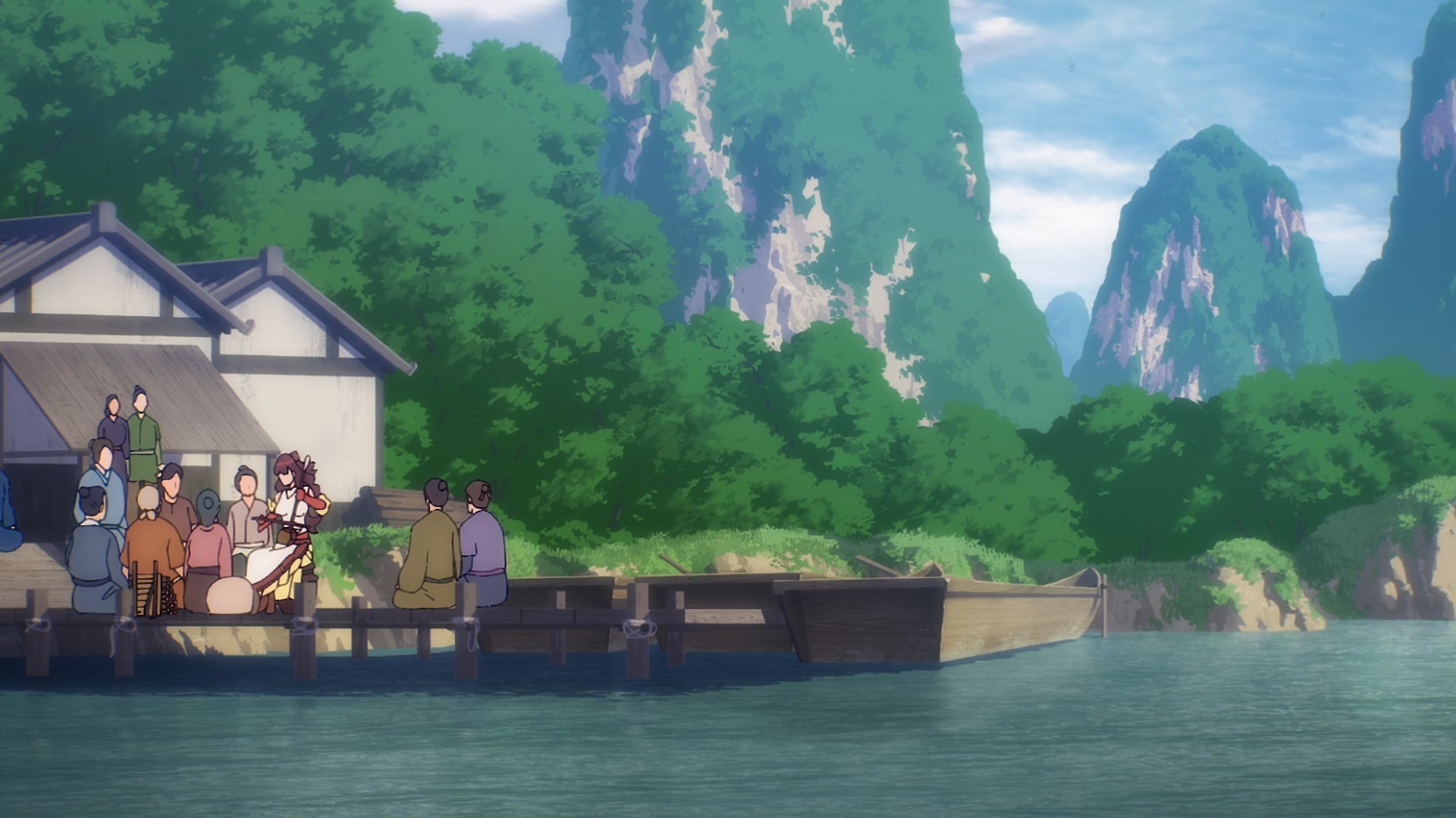 Кадры из Фантазия о Троецарствии: Духовность небес (2022)