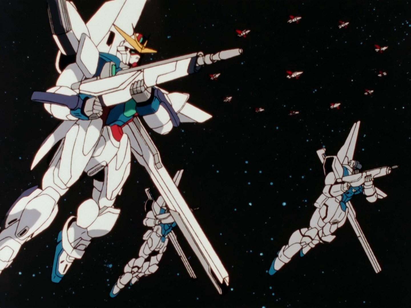 Кадры из Мобильный Гандам Икс (1996)