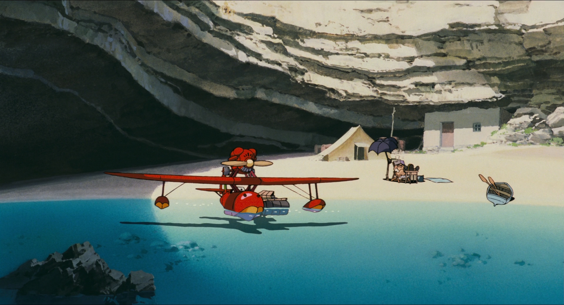 Кадры из Порко Россо (1992)