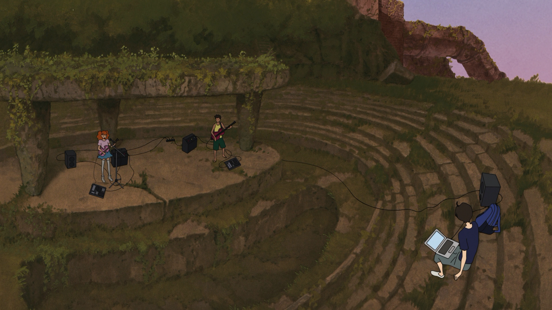 Кадры из Лу за стеной (2017)