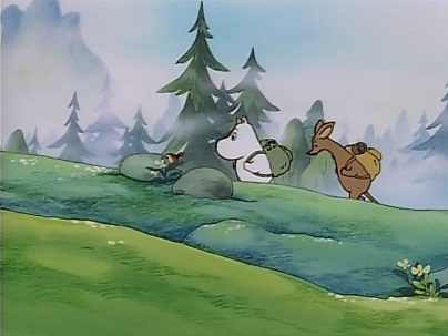 Кадры из Комета в долине муми-троллей (1992)